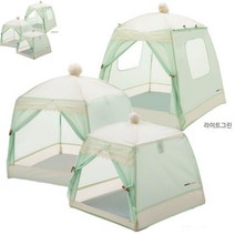 YOLOMAM 펫하우스 라이트 그린 S 팻하우스 비숑집, L