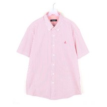 빈티지/빈폴 슬림핏 반팔 남방 남성XL 스트라이프 셔츠 5654