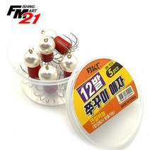 BKC 12발 쭈꾸미 애자 BK-973 연질바늘(5PCS)