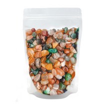 구딘 데코레이션 보석자갈 마노스톤 700g, 보석자갈 마노스톤 700g [15-20mm]