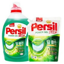 퍼실 딥클린 파워젤 2.7L+1.8L 드럼용 액상세제, 1세트