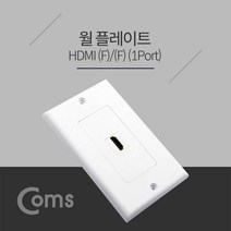 월플레이트 HDMI 1포트 F to F G3138