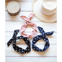 [무료배송/2+1/24종]반다나 와이어 헤어밴드