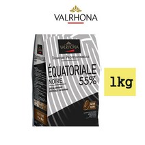 발로나 다크 초콜릿 에콰토리얼 누아 55% 1kg 프랑스산 커버처 발렌타인 베이킹 카카오 55 equatoriale noire cacao 55% french chocola