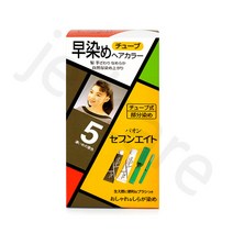 세븐에이트 헤어칼라 염색약 5호 갈색 40g, 단품, 단품