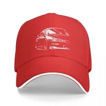 실비아 s14 Kouki Touge 모자 야구 애니메이션 볼 캡 여성용 골프웨어 남성용, [03] Red