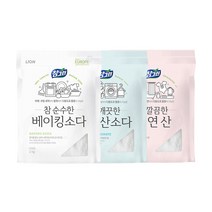 참그린 베이킹소다 2kg+과탄산소다 1kg+구연산 1kg, 1세트