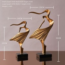 인스 감성 소품 북유럽 추상 그림 동상 수지 댄서 인형 홈 거실 사무실 책장 황금