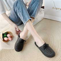 오너클랜 통풍되는 젤리 뮬 슬리퍼 귀여운 슬리퍼뮬 데일리코디