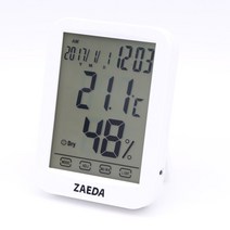재다 디지털 온습도계 ZAEDA-201 신생아 실내 온도 습도 유아 아기 일반가정 화원 병원 꽃집 아린이집 유치원 학원 건강 농작물 비닐하우스 축사
