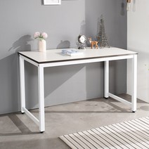 인퍼니처 국내제작 게이밍책상 컴퓨터책상 컴퓨터테이블 2인용책상 조립식책상 회의용테이블 철재책상, 1200올화이트