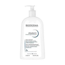 Bioderma - Atoderm - Intensive Gel Moussant - 울트라 리치 포밍 클렌징 젤 - 가려움 방지 - 극건성부터 아토피 민감성 피부용 바디워시, 33.8 Fl Oz (Pack of 1)
