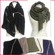 남성 여성 겹용 스카프 머플러 스타일