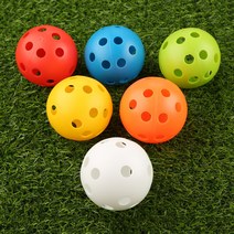 플라스틱 골프공 소프트 골프 연습공 실내 어프로치 연습용품, 핑크