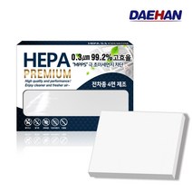 대한 올뉴프라이드 에어컨필터 PM0.3 헤파필터 차량용 H112, 1개