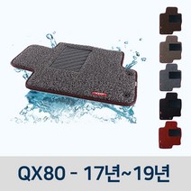 OOA802650차량용 코일 차매트 자동차 발판 매트 인피니티 QX80, 브라운