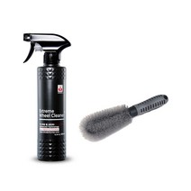 바인더 익스트림 휠크리너 500ml 휠 클리너 세정제 분진 갈변 제거 타이어 세척제 세정 제거제, A-1 익스트림 휠 세정제 500 + 브러시