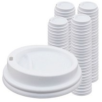 원포장 12온스 16온스 타공 흰색 리드 컵뚜껑, 1000개입, 1개