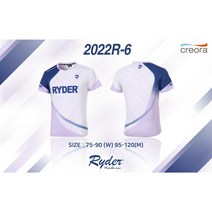 [RYDER] 라이더 경기복티셔츠 (2022R-6) 2022년 신상티셔츠 배드민턴&탁구&볼링&스쿼시&테니스&스포츠&라온스포츠