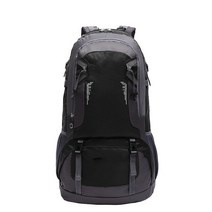 케일 배낭 가방 트레일러닝백 60l 야외 남성 캠핑 등반 나일론 대형 방수 등산 하이킹 사이클링 여성 팩, 검은색