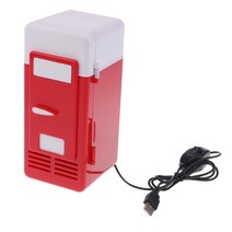 차량 캠핑용 냉온장고 미니 여행 USB 5V 이중 사용 자동차 냉동고 홈, 빨간색