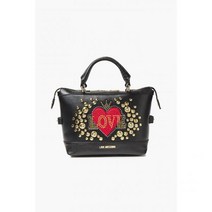 LOVE MOSCHINO 모스키노 Embellished faux 가죽 tote116848