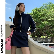 스프라이트 트레이닝복 상하 집업자켓 테니스 치마