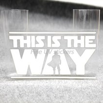 랩핑 데칼 다이 컷 스티커 이것은 길입니다 자동차 오프로드 용 데칼 여행 오토바이 레이싱 헬멧 자, 02 WHITE_01 10cm