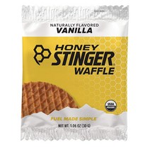 Honey Stinger Waffle Vanilla Sports 허니 스팅거 와플 바닐라 스포츠 뉴트리션 1.06oz(30g) 16개입, 1개