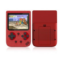 가정용 옛날 오락기 게임기 고전 철권 게임기 휴대용 장치 레트로 미니 휴대용 비디오, 빨간색