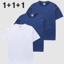 문컬렉션[당일출고]3장묶음 기능성 드라이 라운드 쿨티셔츠 1+1+1 남녀공용 에어로 냉감 반팔 쿨론 쿨링 3장세트 반팔티