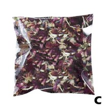 인조대나무 장미 라벤더 자스민 말린 꽃 양초 목욕 비누 수지 보석 만들기용 천연 허브 키트 웨딩 월 봉지, C