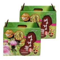해피스토어70 국내산 엉겅퀴즙 100ml X 60포 (무첨가 엉겅퀴진액 추출액 원액 엑기스), 2박스