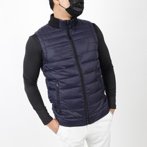 콘피아르 넥라인 시보리 패딩 베스트 TC0805