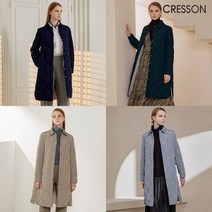 [런칭가 129000원]크레송CRESSON 퀼티드 롱 패딩 트렌치