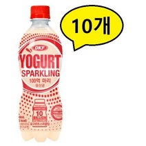 오케이에프 요구르트 유산균 100억마리 스파클링 음료 요거트 장건강, 500ml, 10개