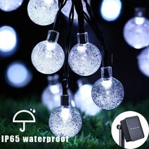 스트링 라이트 태양광 200 led 페어리 22M IP65 방수 화환 조명 야외 정원 웨딩 장식 램프, white, 22M 200LEDs