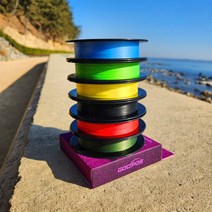 갓포스 물빠짐방지 특수코팅된 초경량 고강도 G-BRAID 8합사 300M 낚시줄 문어 갑오징어, 레드, 1.2호, 1개