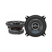 페어 ALPINE S-S40 140와트 4인치 동축 양방향 카 오디오 스피커 4x6인치 브래킷 포함119974
