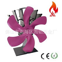 화목난로 연통 캠핑 가정용 화덕 소각로6Blade Heat Powered Stove Fan Mini Fireplace Log Wood Burner Ec, 07 YL605 G
