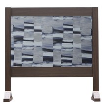 [생활의 지혜] 701-706 폭 120 x 높이 120 cm 월넛색 양면 동일 디자인 카페용 파티션 인테리어 파티션 칸막이 업소용 파티션 생산 공장 비규격생산가능