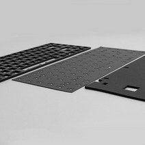 차음재 흡음제 방음스펀지 Inoue poron 흡음면 pcb 샌드위치면바닥면축 패드 diy 기계식 키보드 용 61646884100 키, 샤프트 패드, 61개의 키