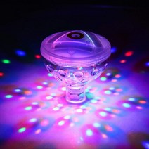 초강력 충전식 수중 랜턴 플로팅 수중 수영장 라이트 led 디스코 파티 글로우 쇼 분수 어항 수족관 연못 핫, 01 changeable_02 2PCS