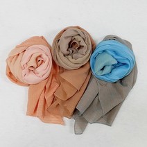 천연염색 실크스카프 콤비