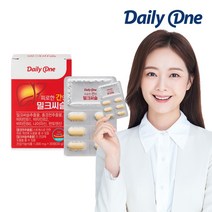 데일리원 전소민 피로한 간엔 밀크씨슬 복합 기능성 영양제 30정, 1통, 1개