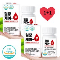 여주추출액 당질저감제 당질컷팅제 당질관리제 바나바잎 1+1, 혈당케어F60정 2통_4개월분