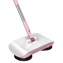 TUTU FEEL 무선 물걸레 청소기 가정용 바닥청소 밀대걸레 무동력청소기, 핑크