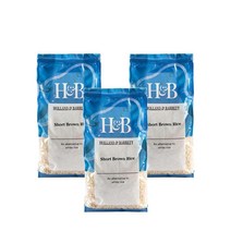 홀랜드앤바랫 숏 브라운 라이스 500g Holland & Barrett Short Brown Rice, 3팩