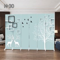 우브 접이식 파티션 칸막이 38종 모음전(양면), N-30