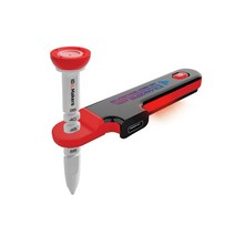 아이디메이커스 네온테트라 충전식 LED 에이밍 높이조절 골프티꽂이, 레드